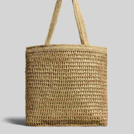 The Transport Tote Straw Edition