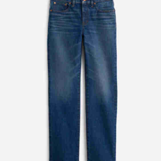The '90s Straight Mid-Rise Jeans
