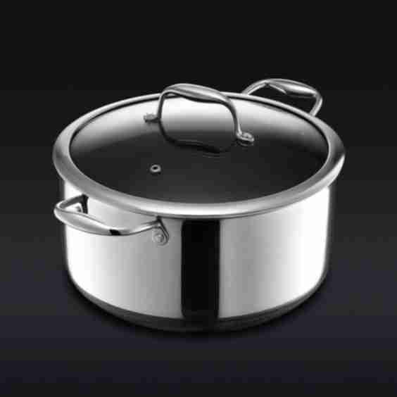 Hybrid Stock Pot With Lid 8 Qt