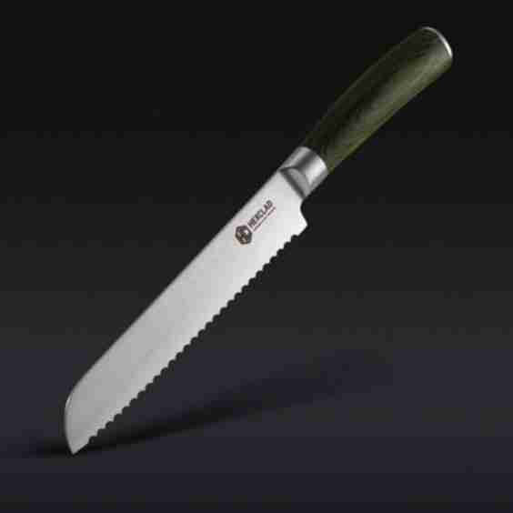 Damascus Steel Serrated Bread Knife