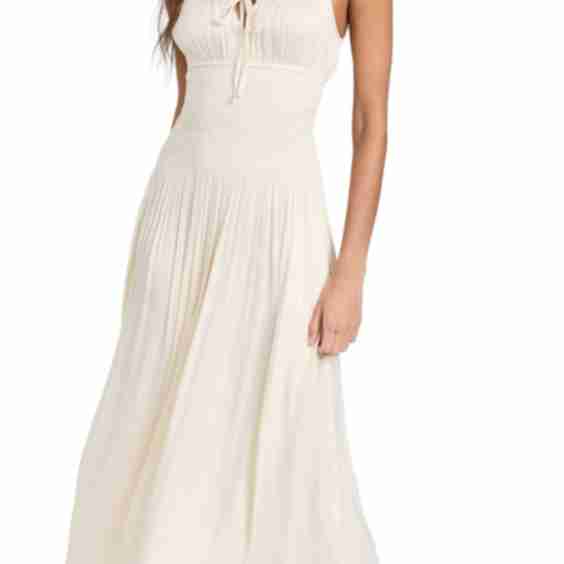 Barbara Smocked Sleeveless Midi Dress