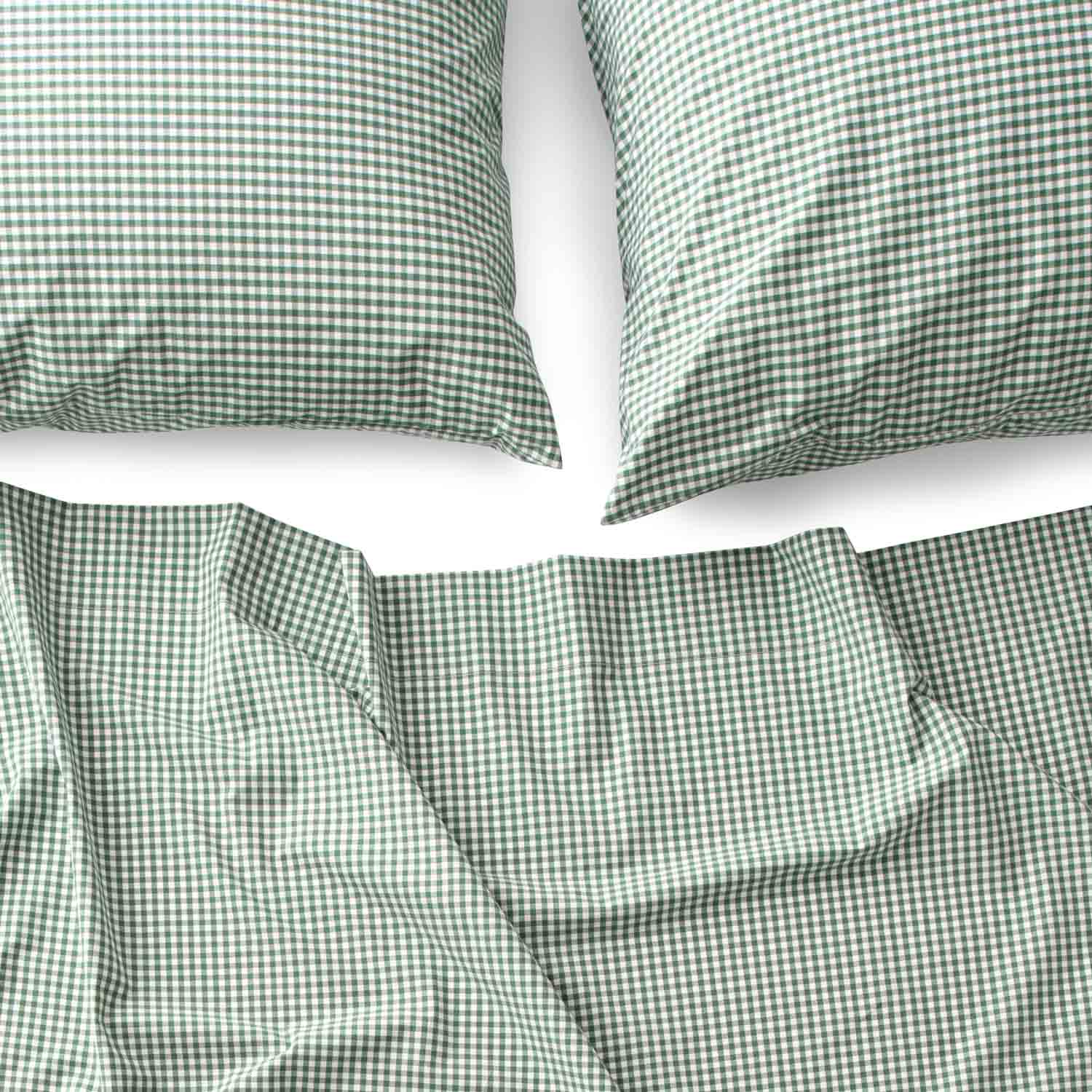 Gingham Percale Sheet Set