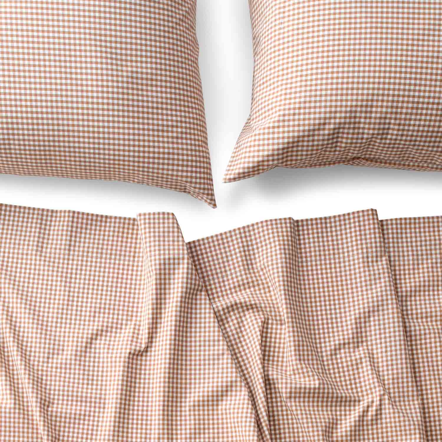 Gingham Percale Sheet Set - Thumbnail 2