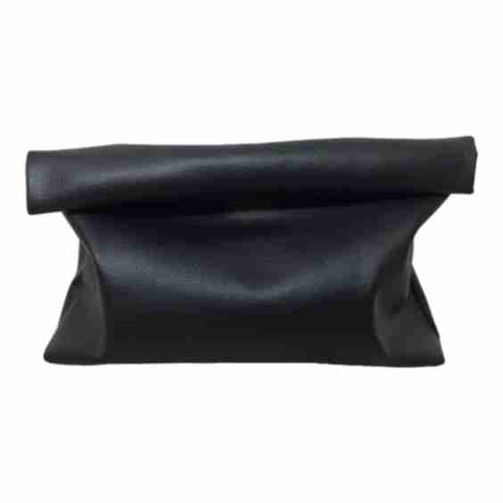 Faux Leather Clutch Bag