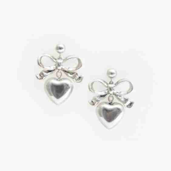 Heart Drop Earrings 