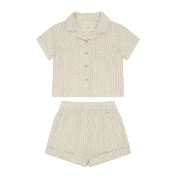  Short Sleeve Shirt Shorts Set