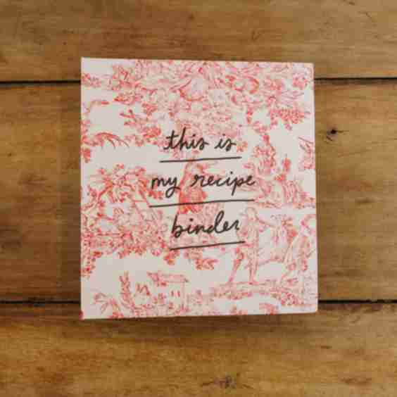 Recipe Binder