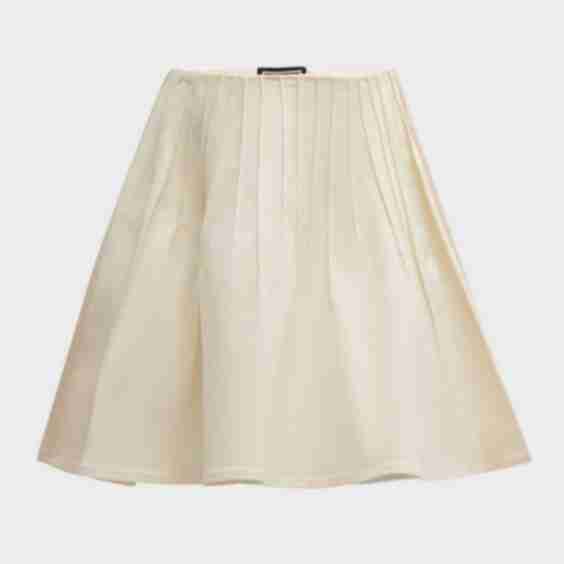 Pintuck Mini Skirt