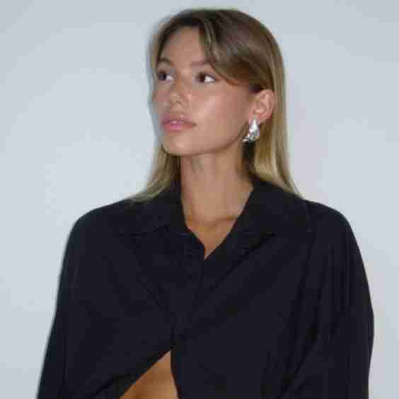 Croissant Silver Earrings