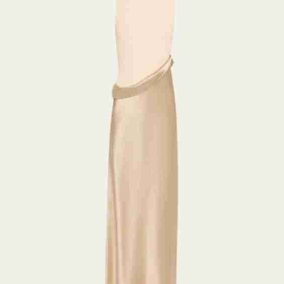 Cobee Ribbed Jersey And Slip Satin Dress 