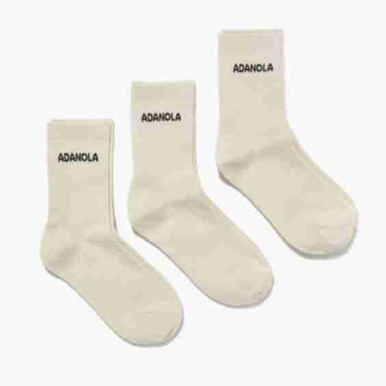 3 Pack Socks with A Branded Bold Logo