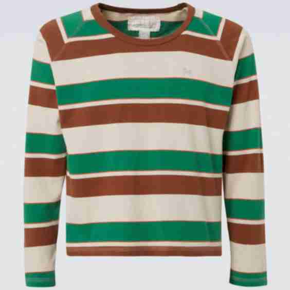Striped Cotton Jersey T-Shirt