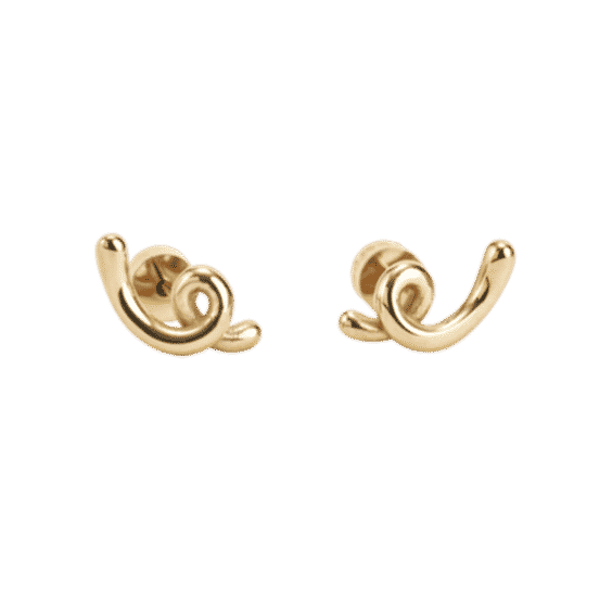 Flow Loop Stud Earrings