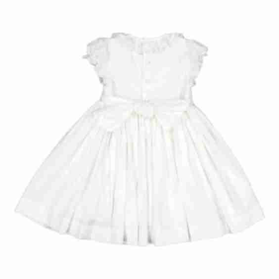 Ceremony White Smocked Girl Dress