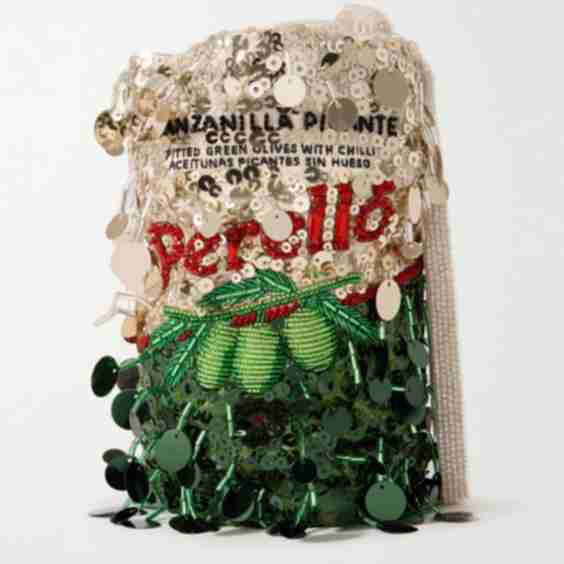 Perello Embellished Satin Tote