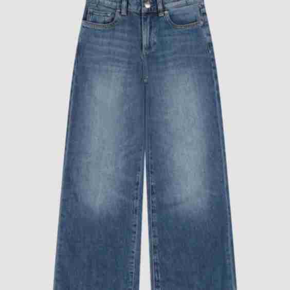 Girls' Nini Wide Leg Jeans