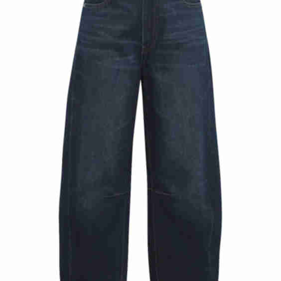 Miro Coated High Waist Barrel Jeans