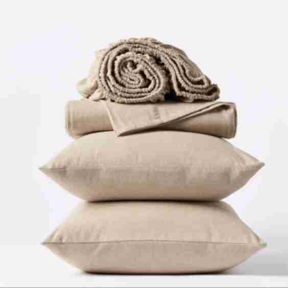 Cloud Brushed Organic Flannel Sham Set