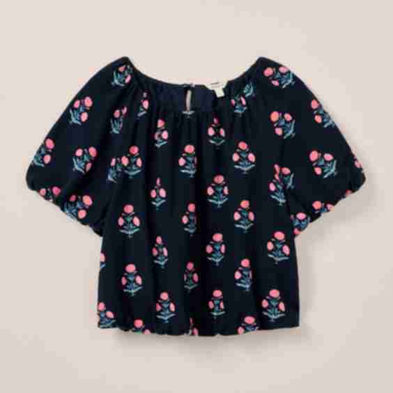 Collett Block Print Blouse
