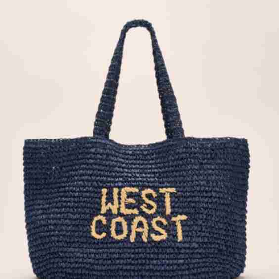 Coastal Woven Tote Bag