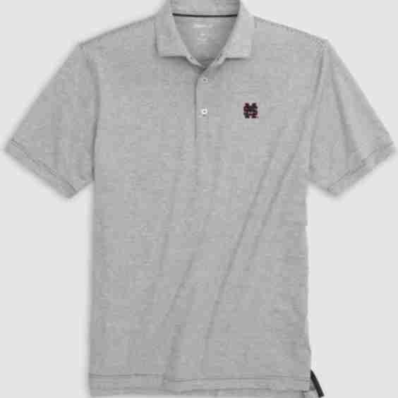 Mississippi State Lyndonn Striped Jersey Performance Polo - Baseball Logo
