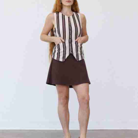 Flared Vest
