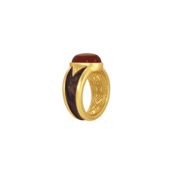 Carnelian Madera Ring