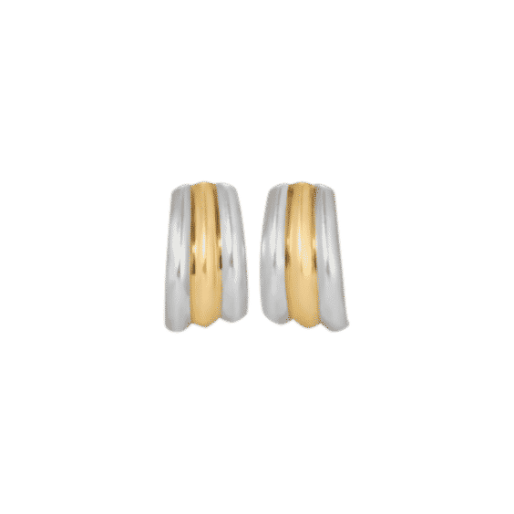 Two Tone Kerchief Hoops