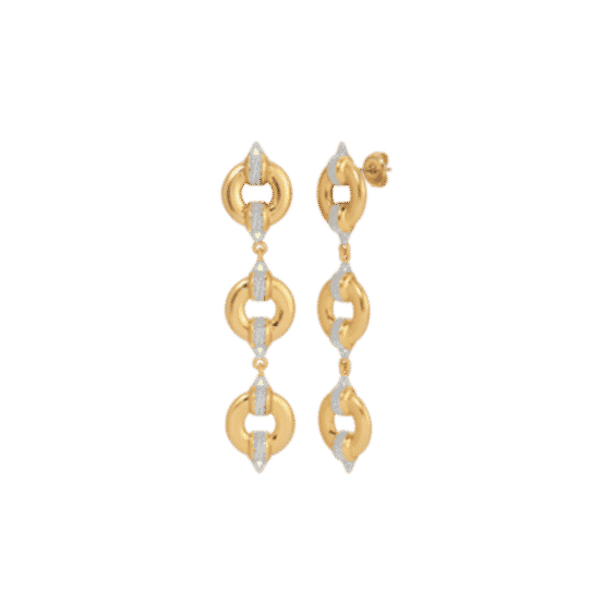 Uma Three Drop Earrings