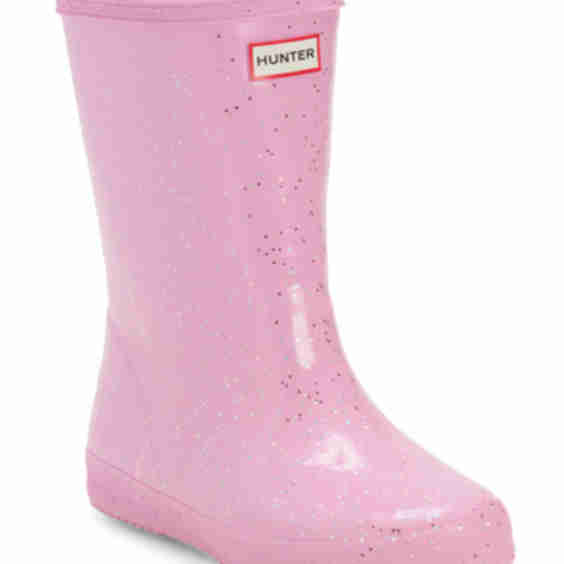 First Glitter Burst Rubber Rain Boots (Toddler Little Kid)