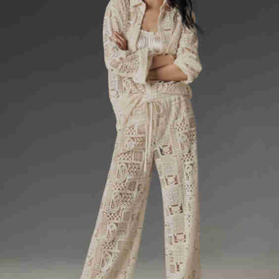 Lace Pull-on Pants