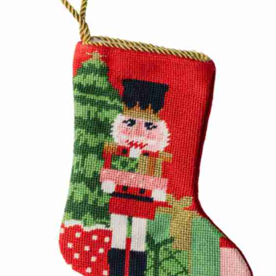 Set Of Two Classic Nutcracker Stockings
