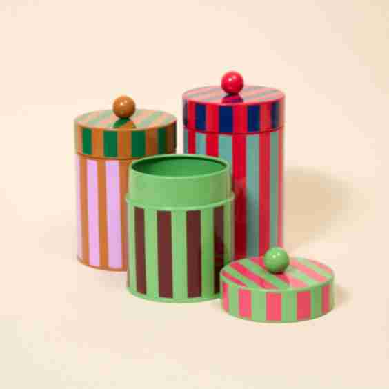 Striped Canister