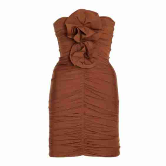 Bofill Ruched Jersey Mini Dress
