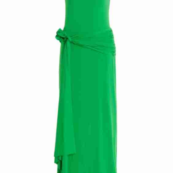 Tirso Rosette-Detailed Sleeveless Jersey Maxi Dress