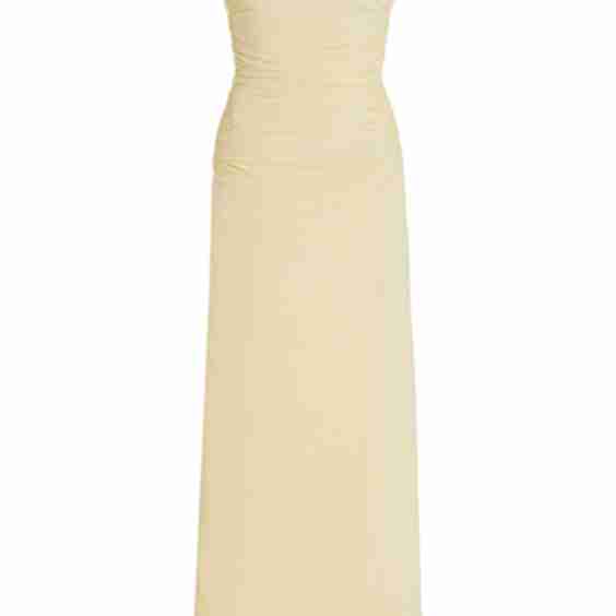 Mulett Ruched Jersey Maxi Dress