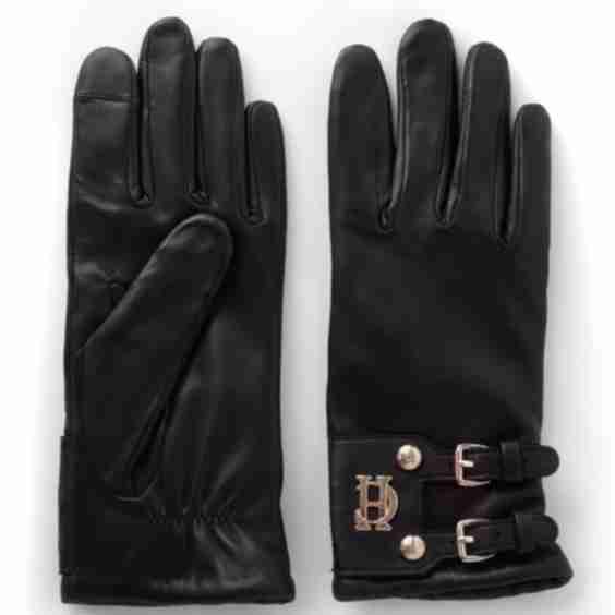 Monogram Leather Gloves 