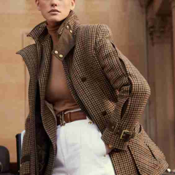 Balmoral Field Coat Hailes Green Tweed