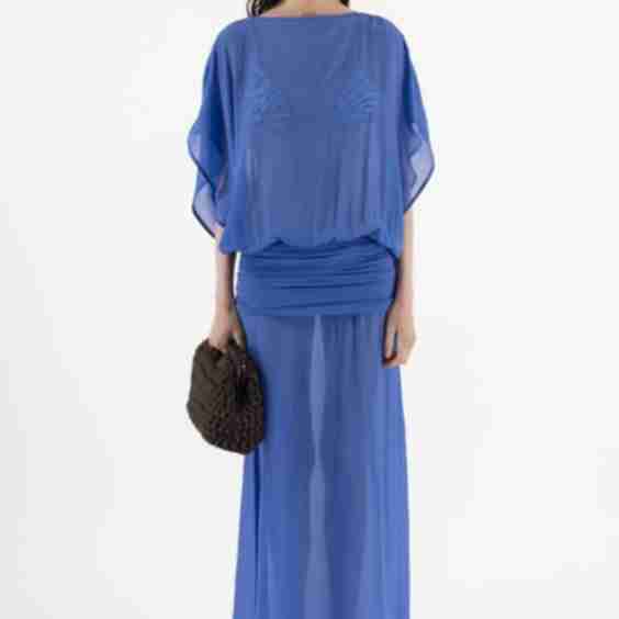LOW WAIST SILK DRESS