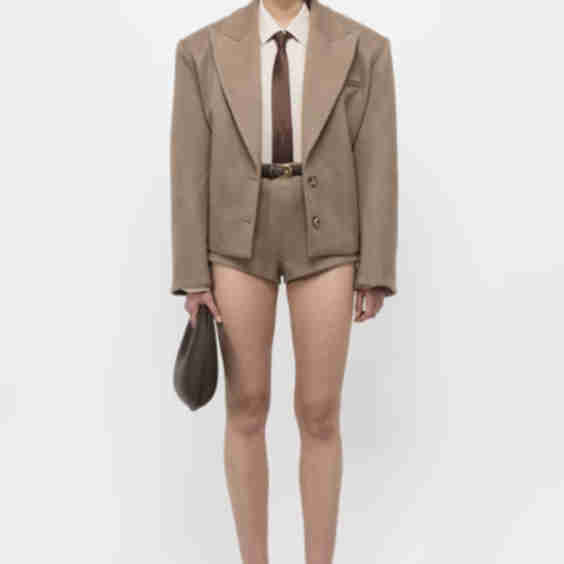 Boxy Belt Jacket