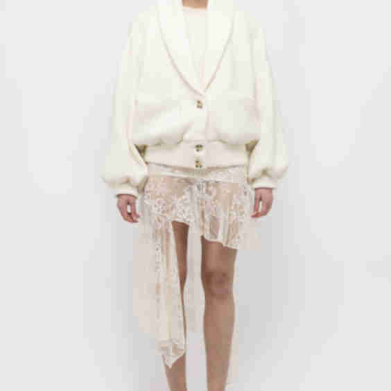 Asymmetrical Lace Skirt