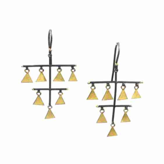 Triangle Dangle Earrings