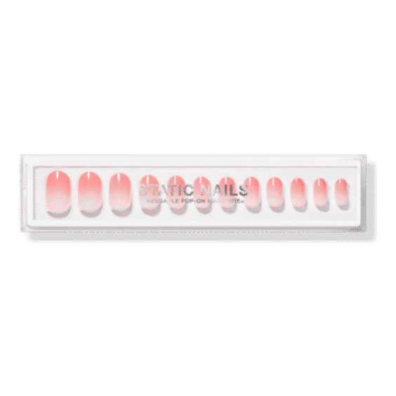 Soft Ombré Rose Reusable Pop-On Manicures