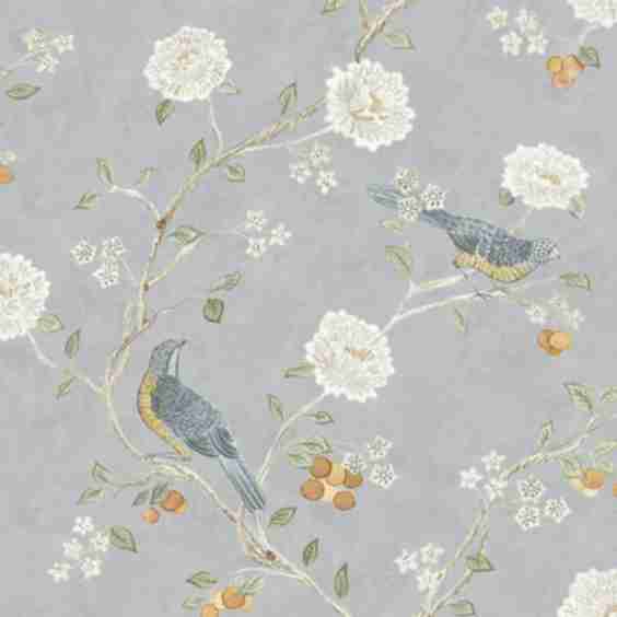 Erin Gates Wellesley Blue Heather Chinoiserie Wallpaper