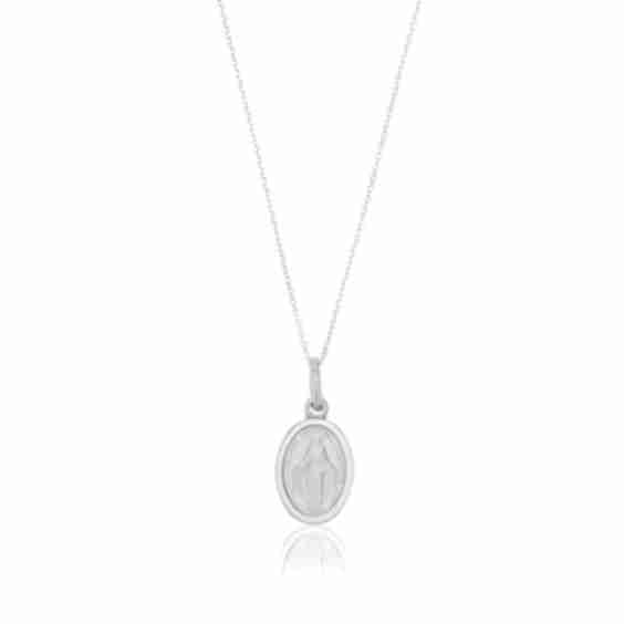 Small Virgin Mary Necklace