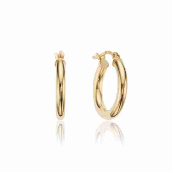Small Rounded Hoop Earrings