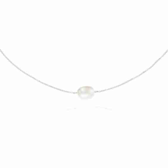 Large Single Pearl Choker