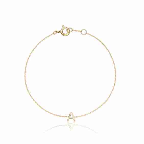 Miniature Initial Letter Bracelet