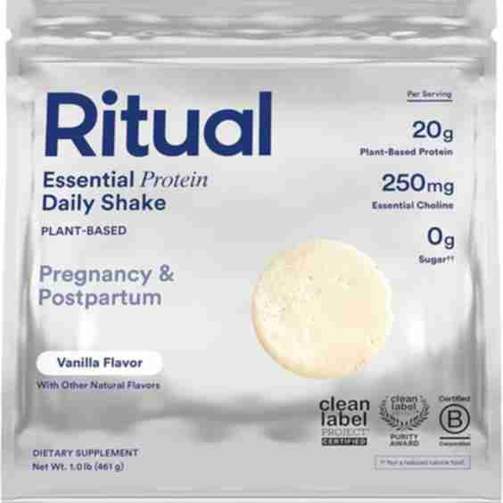 Daily Shake Pregnancy & Postpartum Vanilla Essential Protein Supplement 1 lb (461 g)