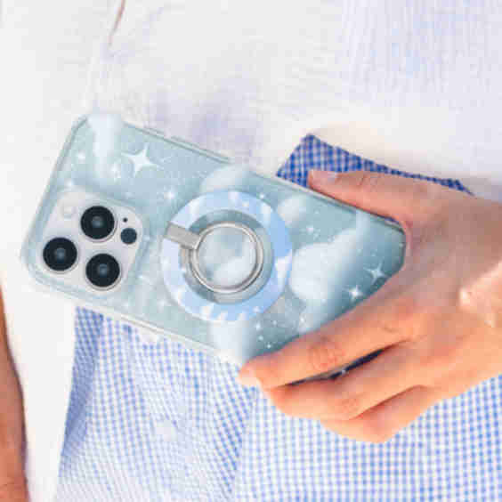 In the Clouds Stardust MagSafe Grip Ring